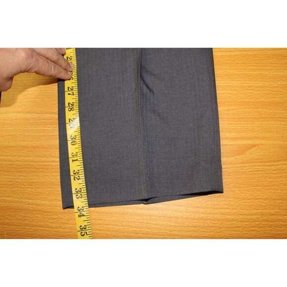 NWT Perry Ellis Mens Dress Pants 36x34 Navy Polyester Work Office Casual - Picture 14 of 15
